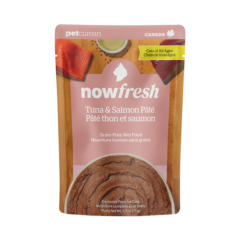 NOW-貓咪主食餐包【豐醬無穀雙魚】71g