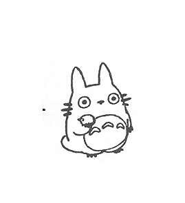 印章 龍貓 橡果子