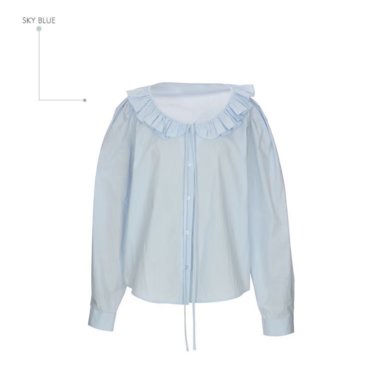 JQ5531 娃娃領上衣 *特價* (優惠碼同充值購物金不適用)