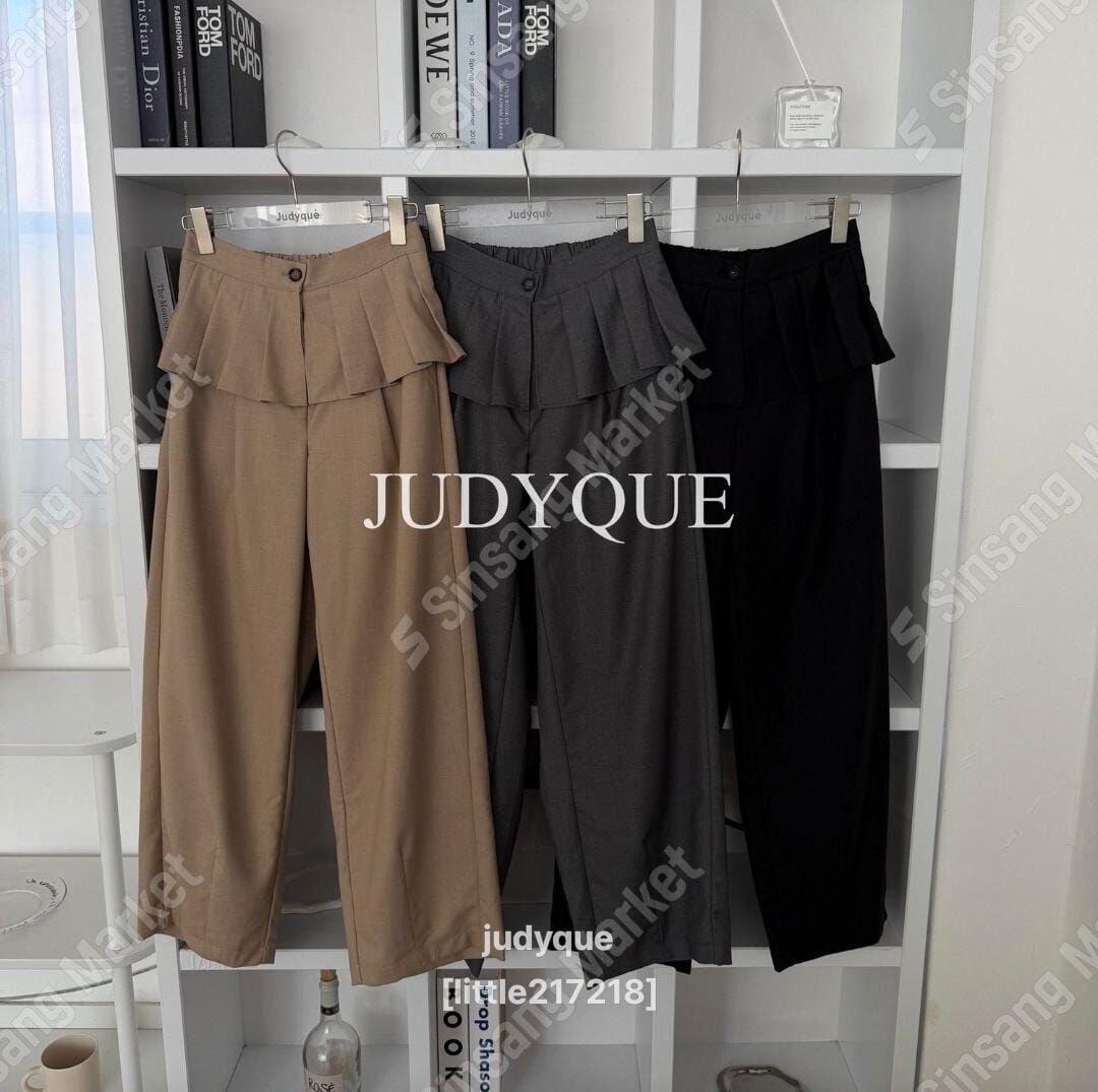 JQ5532 百褶裙擺西褲 *特價* (優惠碼同充值購物金不適用)