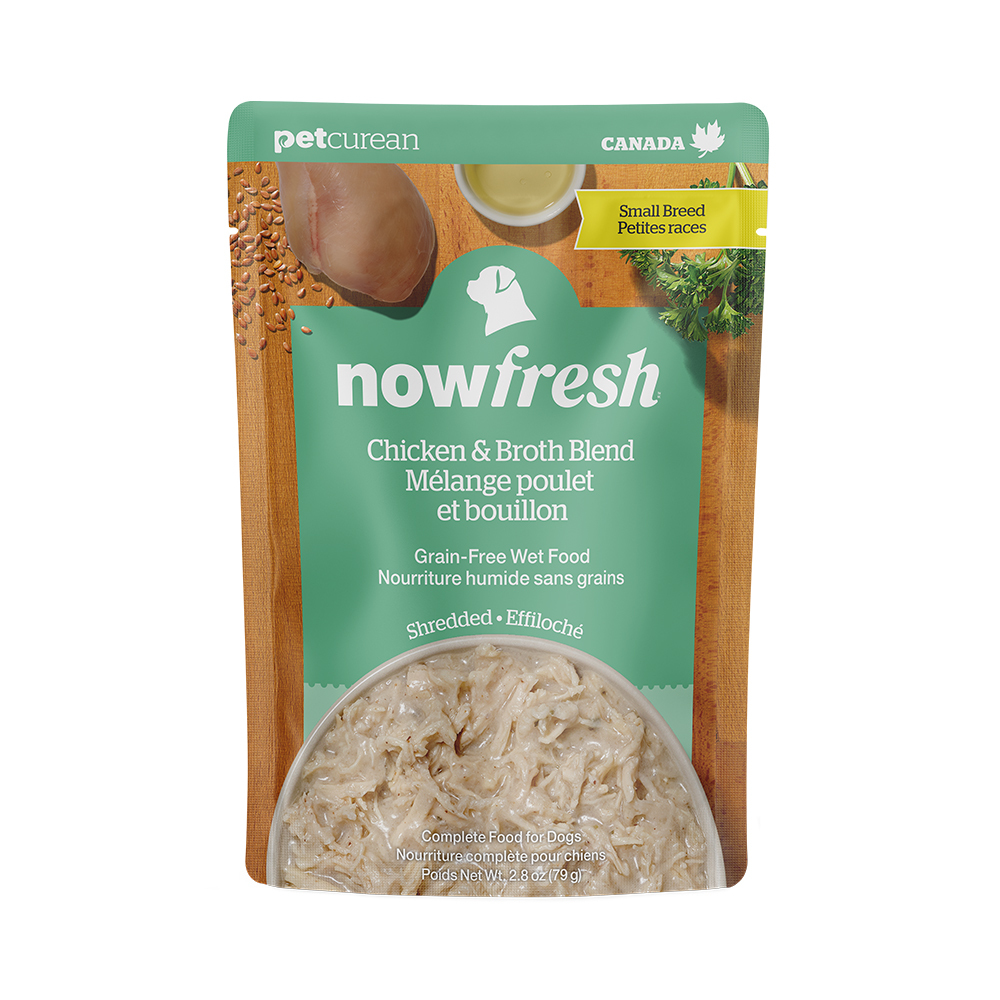 NOW-狗狗鮮食餐包【嫩絲無穀雞肉】79g