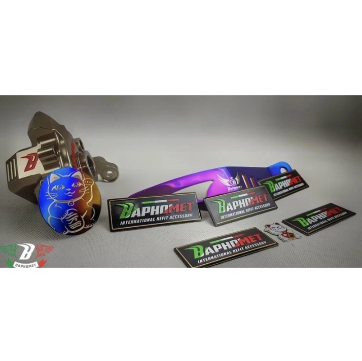 【巴風特 Bpahomet】立體 五色 銘牌 銘版 反光片 鋁牌 鋁貼 全車系通用