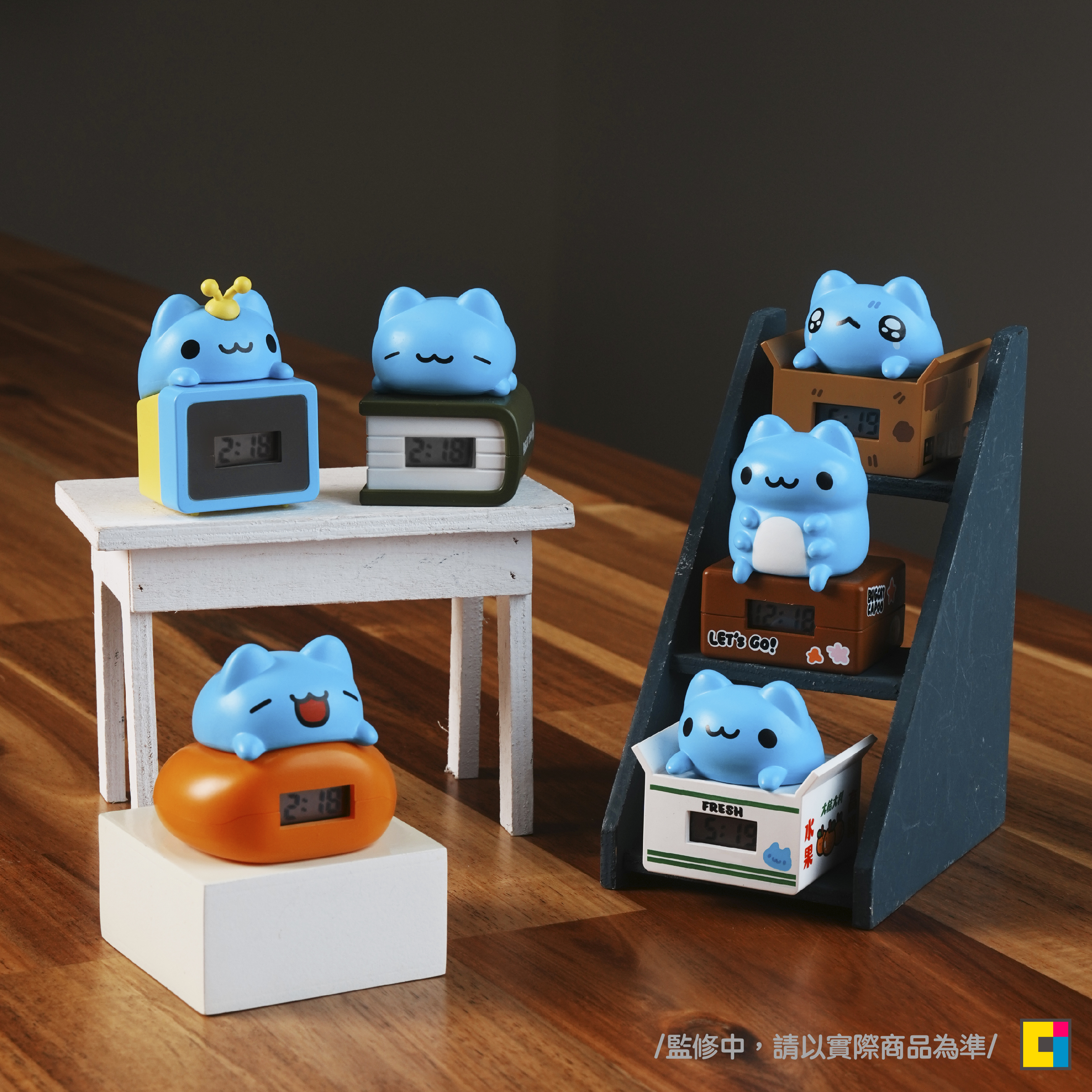 經典咖波時鐘公仔(中盒)，滴答…滴答… 咖波化身成可愛的小時鐘，陪你走過每天的每一刻