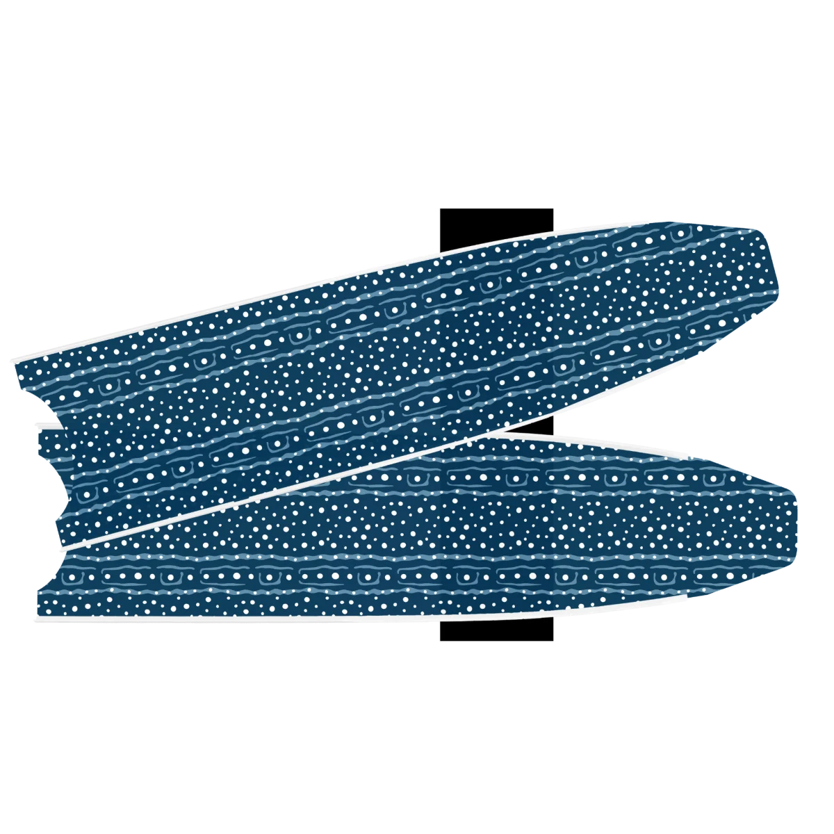 LEADERFINS - 玻璃纖維長蛙板：【IC系列】清透鯨紋