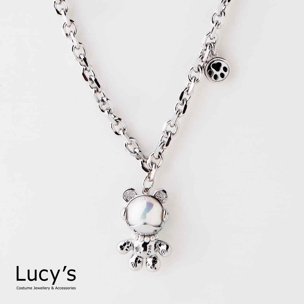 珠光太空熊 項鍊 (二色) (126178/126179)