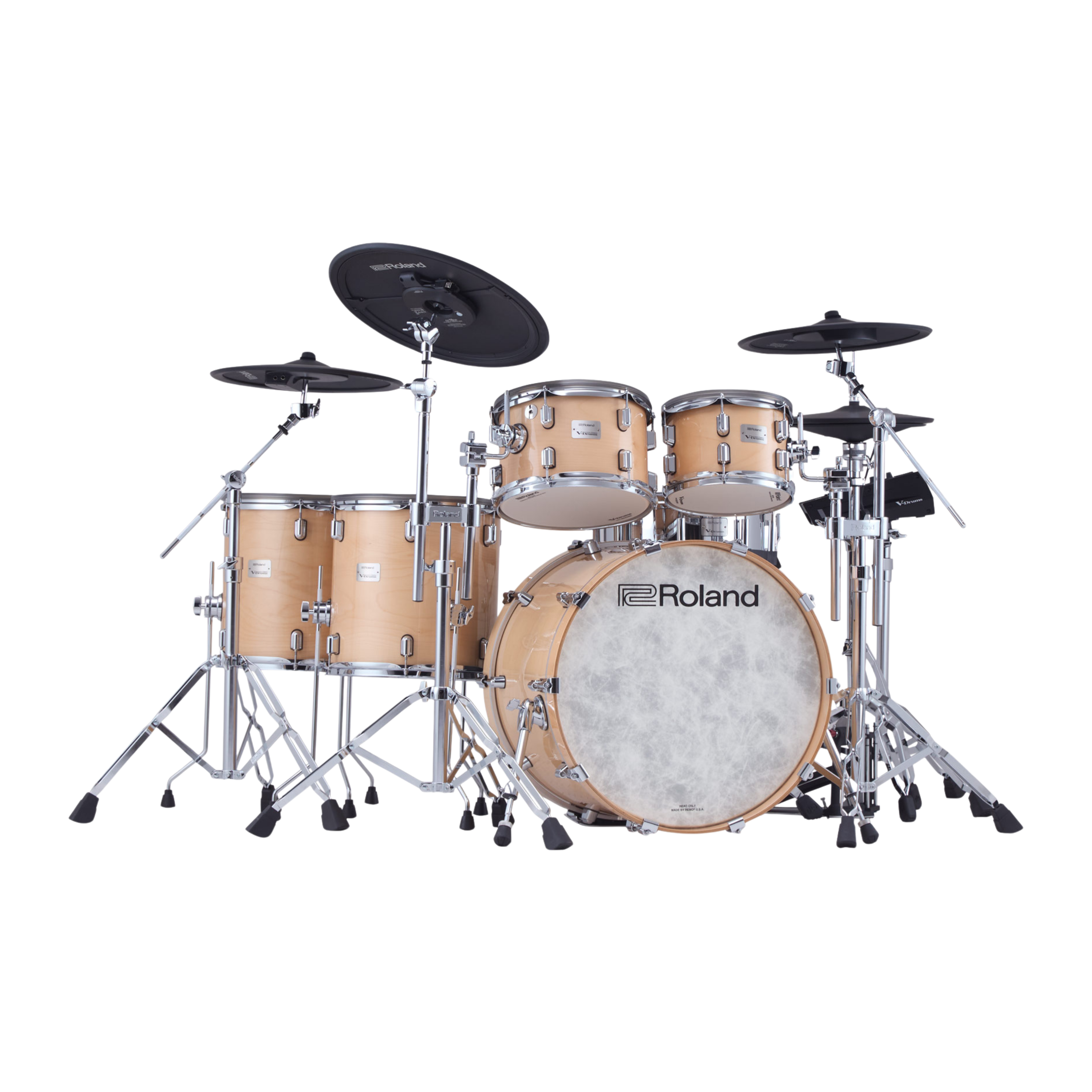 【全新現貨】Roland VAD716 V-Drums Acoustic Design 旗艦級 電子鼓（六粒組真實鼓桶、頂級音源機） 第 6 張圖片｜三峽鼓 / 打擊
