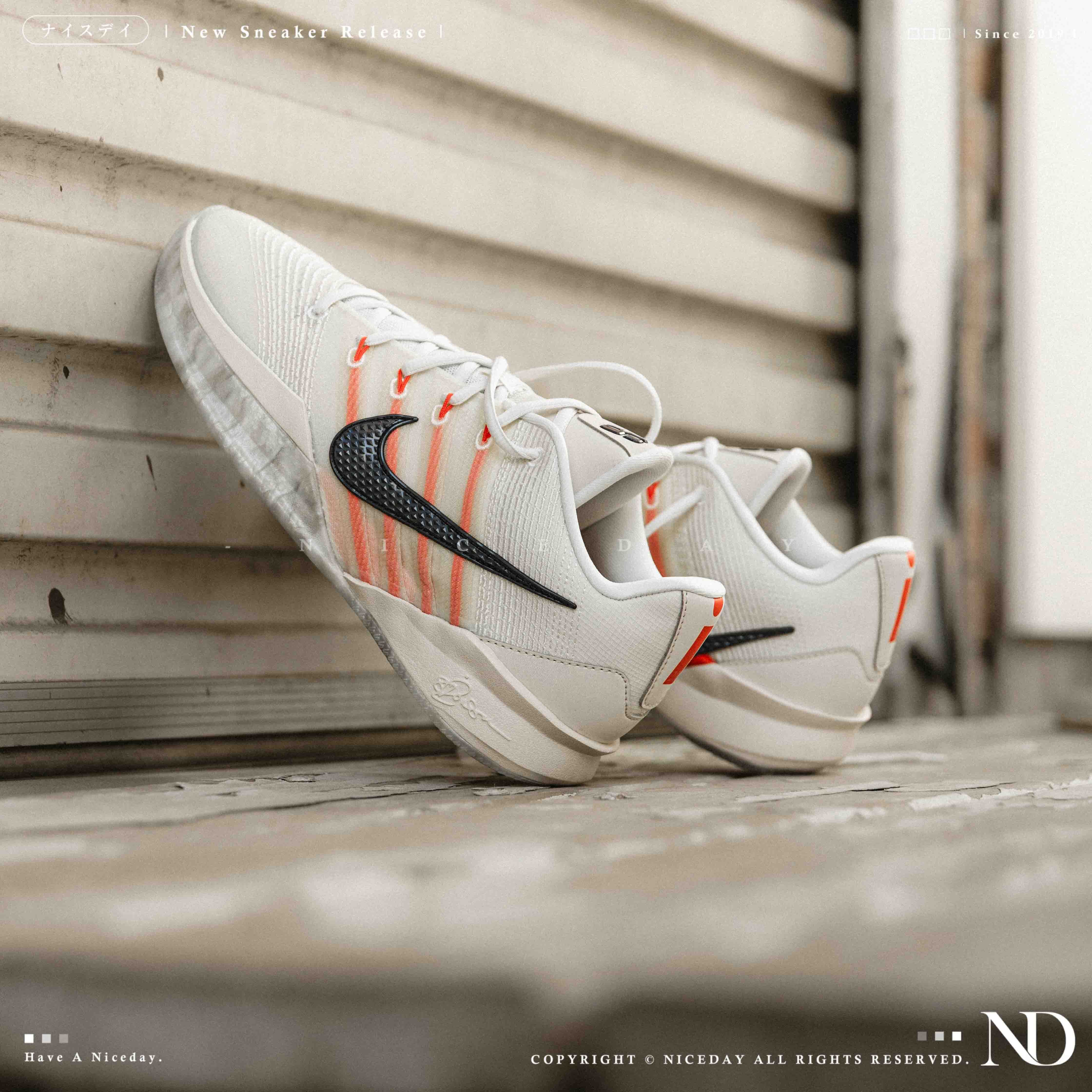 NICEDAY 現貨 NIKE SABRINA 3 白 米白 米白紅 紅線 黑勾 籃球鞋 實戰 HF2882-003