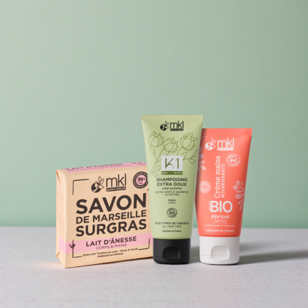 MKL 南法保養體驗3入組｜馬賽皂·沐浴露·護手霜