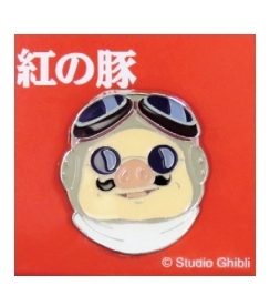 胸針 紅豬 波魯克臉部