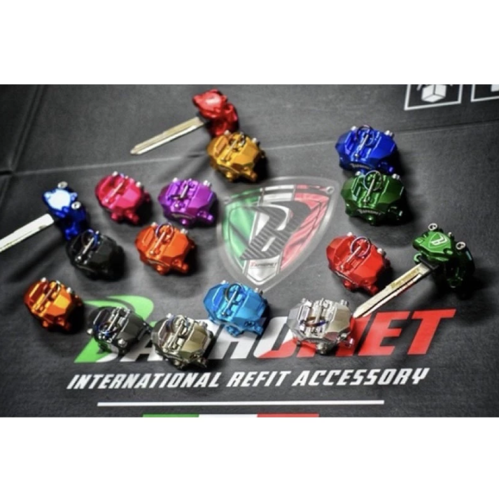 【巴風特 Bpahomet】 CNC 鋁合金 螃蟹卡鉗 鑰匙頭 鑰匙 YAMAHA 山葉 通用