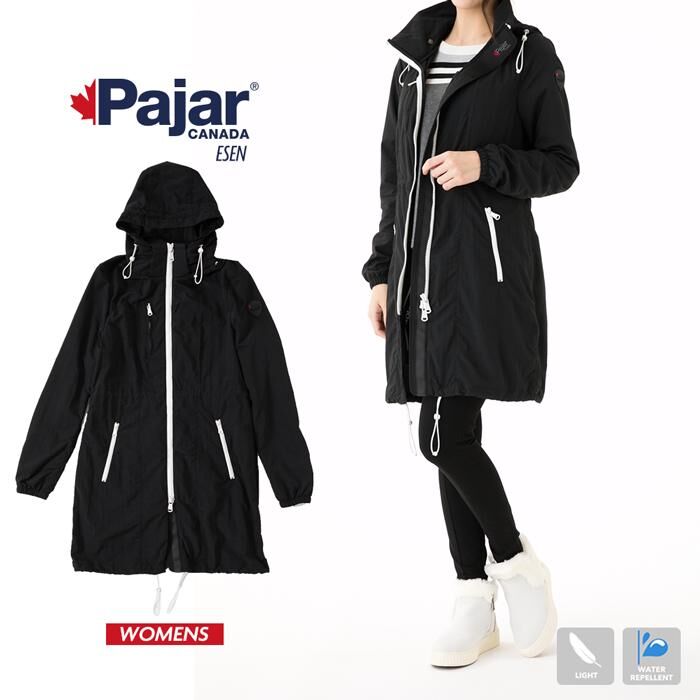 【現貨】J0205604 Pajar CANADA ESEN P2N370S0CK 黑色女士防雨外套 (2款尺寸)