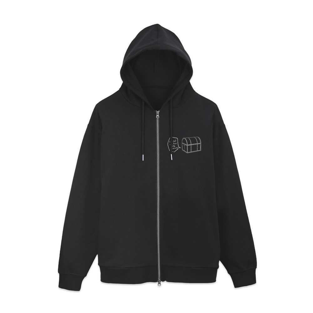 Cospa 021626 ミミックに食べられるフリーレン ジップパーカー [葬送のフリーレン] BLACK