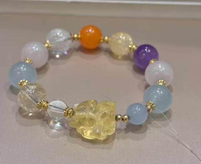 50520-XZB-PZ 多寶小熊水晶手串 (Q69)