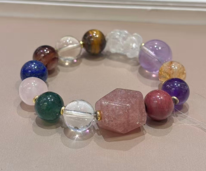 50427-XBZ-PZ S925黑金超手串 (Q73)