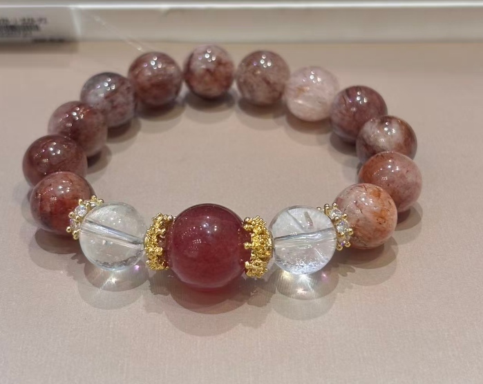 50928-1-XZB-PZ 黑金超七草莓晶 (Q76)