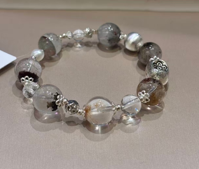 JY00950629-XZB 天然珍珠綠幽靈水晶 (Q61)