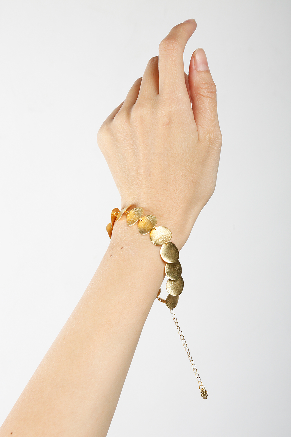 Nina-B 柔光圓片層疊手鍊