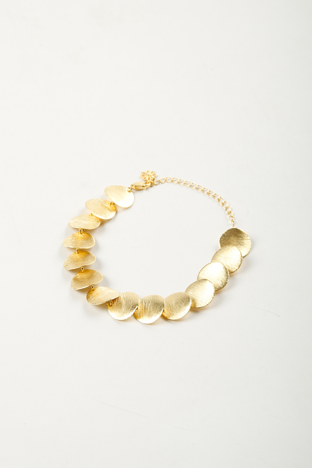 Nina-B 柔光圓片層疊手鍊