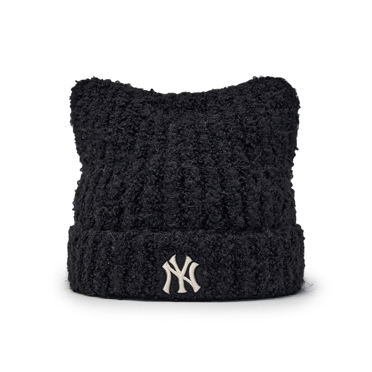 韓國超斷貨🩶🐱MLB PLUSH MEOW BEANIE 貓耳冷帽
