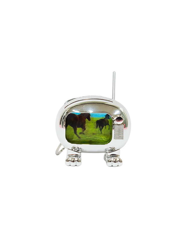 Lenticular Television Toy Keychain