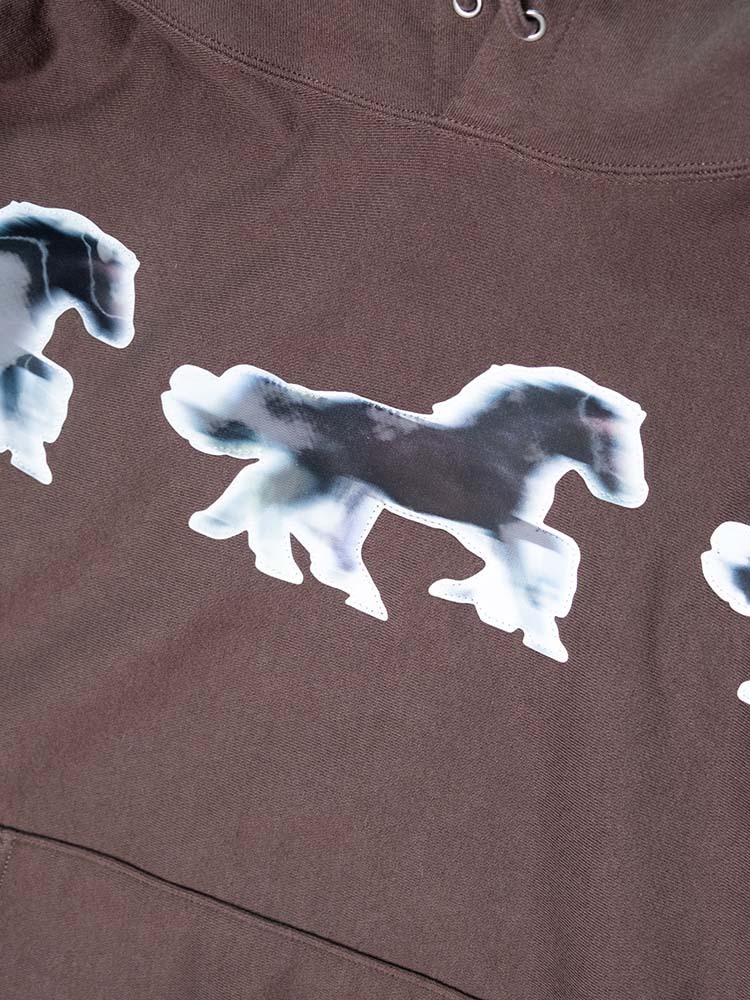 Running Horses Patch Hoodie