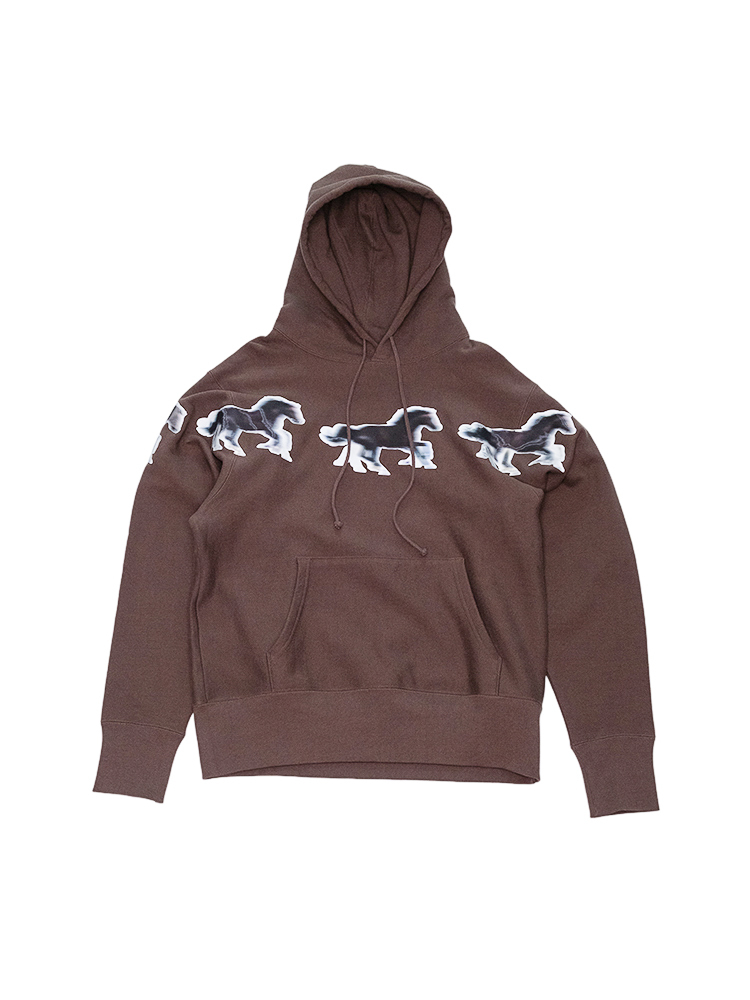 Running Horses Patch Hoodie