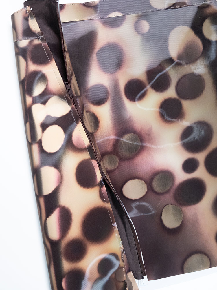 Lenticular Cowrie Dot Mini Skirt