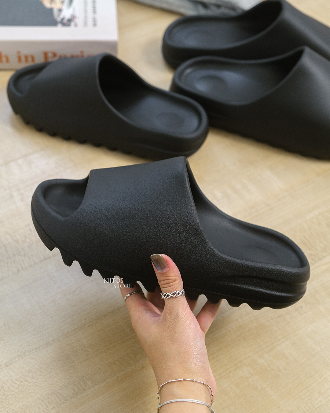 【現貨】Yeezy  YS-01 黑色 拖鞋