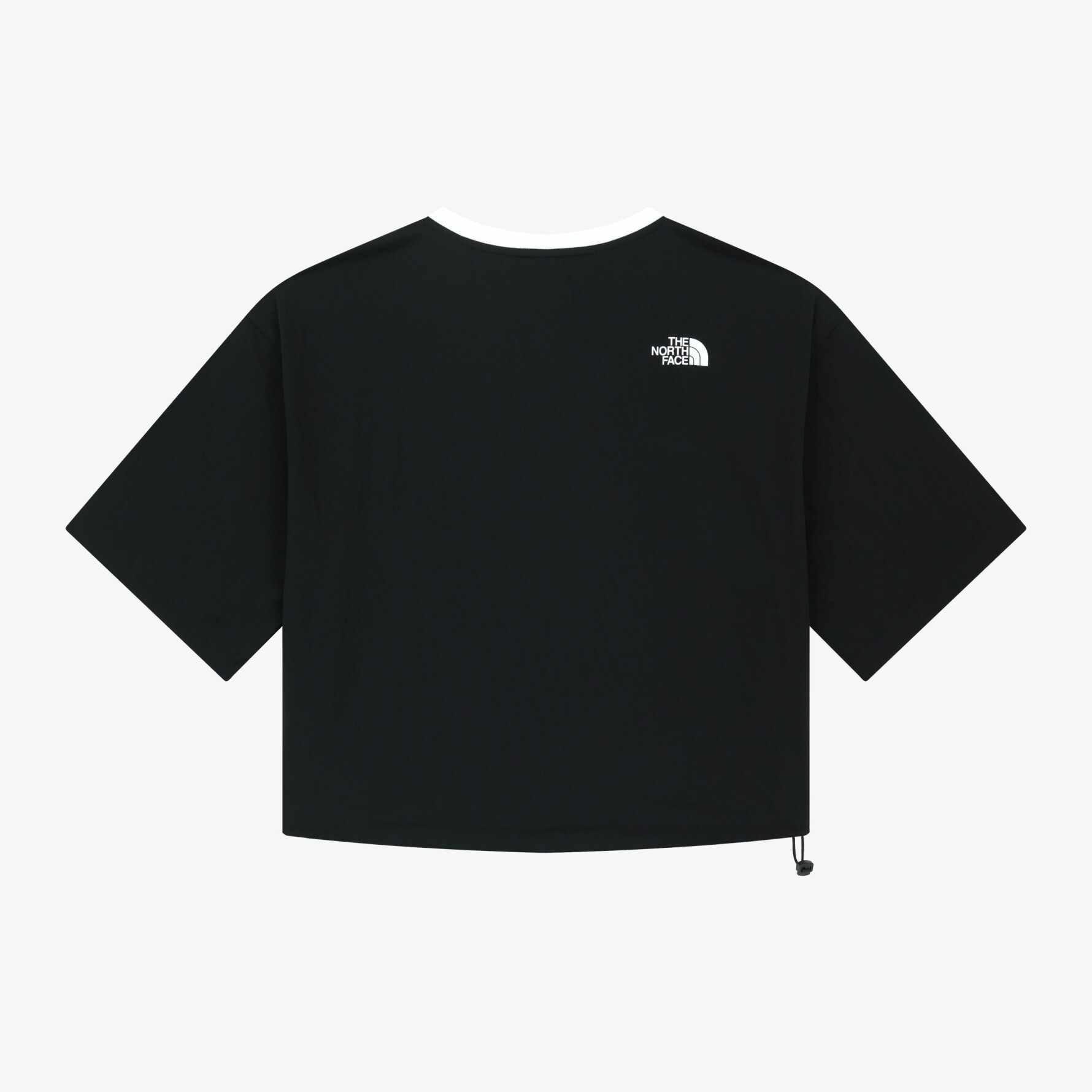 【OWN】The North Face 夏季 短袖 上衣 短版 涼感 防潑水 抽繩 圓領 縮口 女款 白標 黑色 深藍 NT7UR37J NT7UR37K