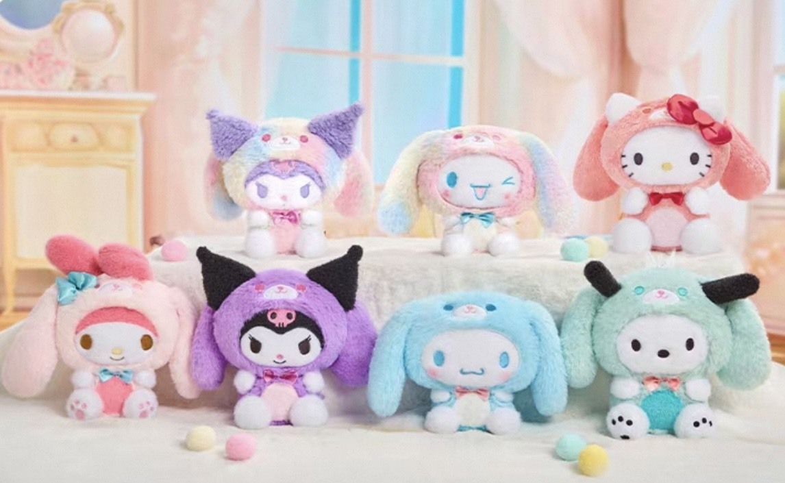 三麗鷗 樂不可支系列 毛絨玩偶 盲盒 庫洛米 美樂蒂 HelloKitty 帕恰狗