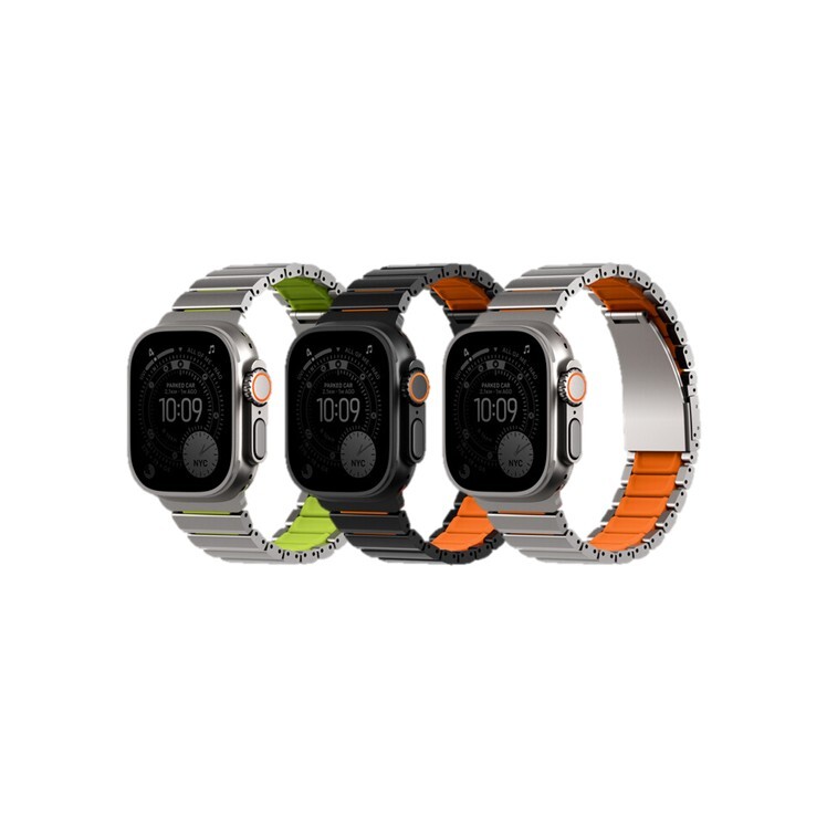 UNIQ Strova Flex Apple Watch 不鏽鋼+矽膠+磁吸式錶扣 Apple Watch 錶帶