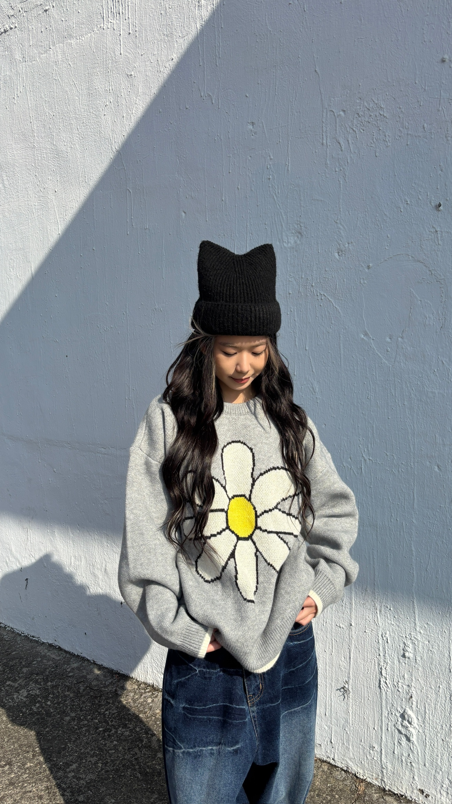 正韓 針織貓耳帽 (3colors)