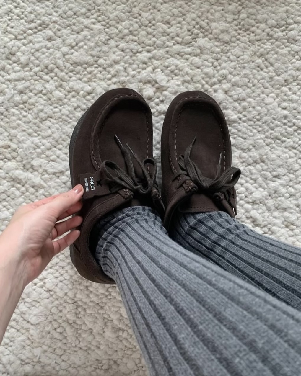 <新色展開💖> 韓國 23.65 NUTTY 牛皮 增高 袋鼠鞋 三色