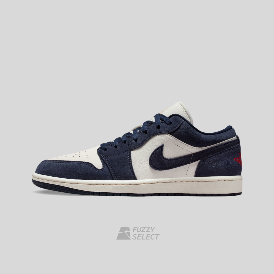 【逢甲 FUZZY】Air Jordan 1 Low "Obsidian" 麂皮 黑曜石 IO7448-400