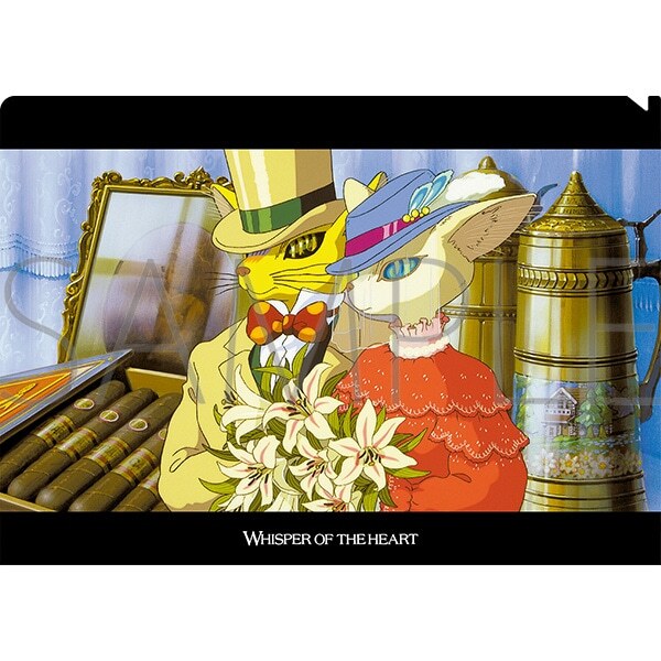 A4透明文件夾 名場景系列 心之谷 貓男爵和貓貴婦