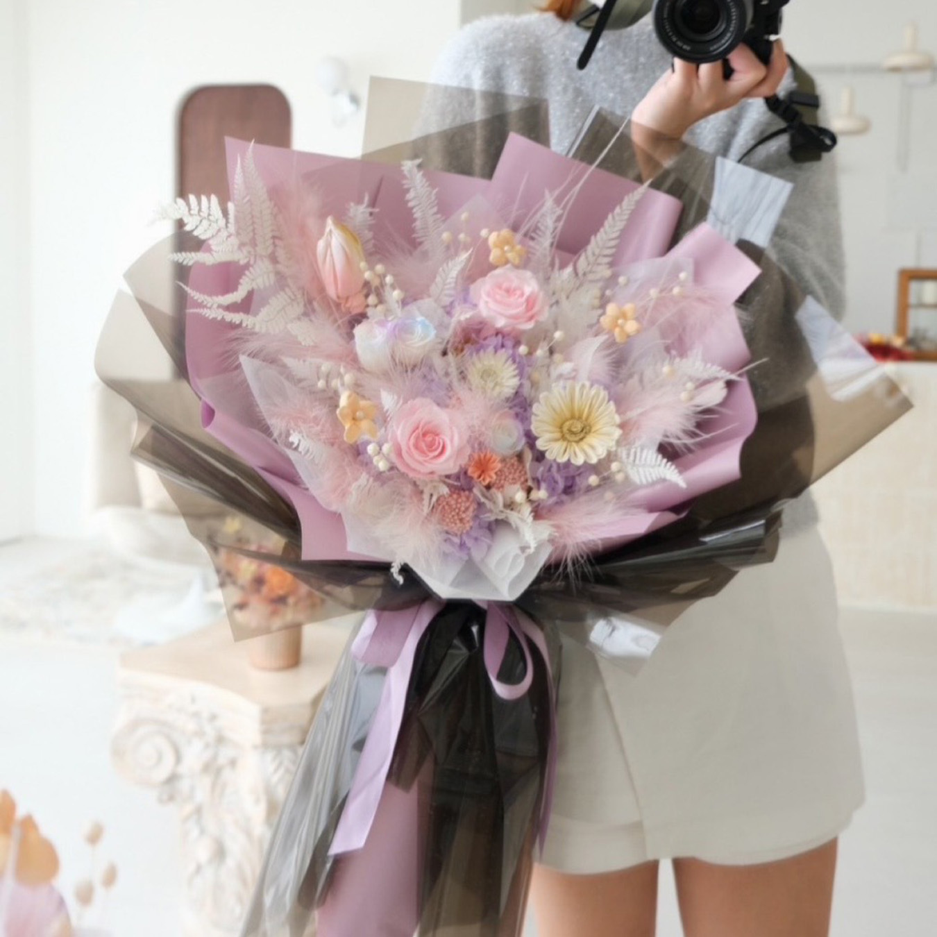 我怕我不小心太可愛 永生花束