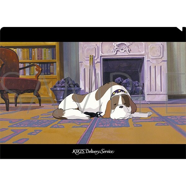 A4透明文件夾 名場景系列 魔女宅急便 吉吉和傑夫