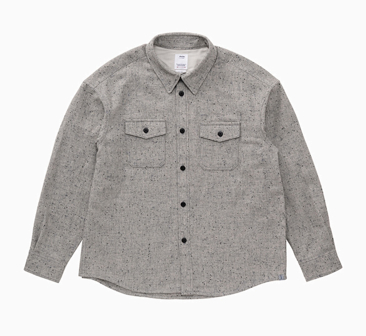 VISVIM LUMBER TWEED L/S - GREY PRE ORDER ITEM (預訂中)
