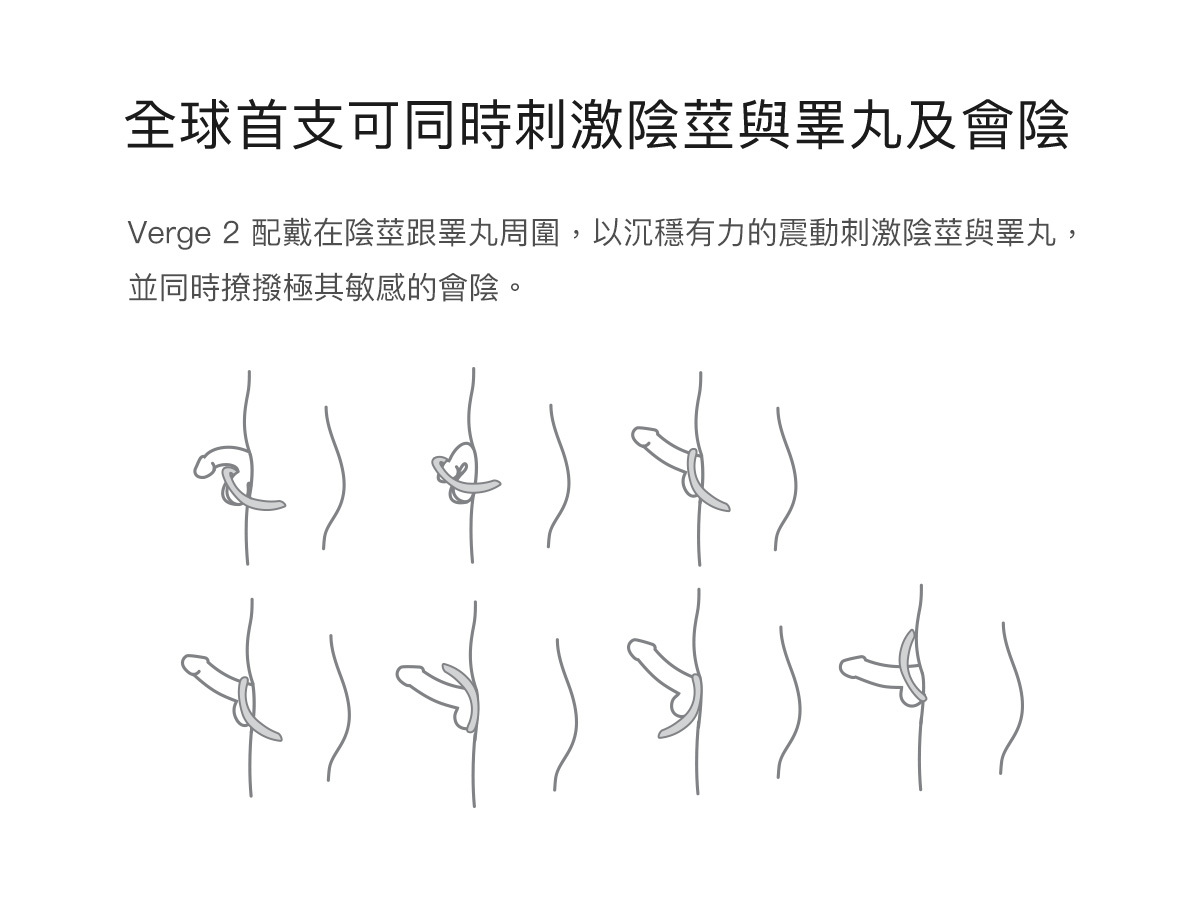We-Vibe Verge 2,we-vibe,加拿大 we-vibe,情趣用品,情趣玩具,陰莖震動環,陰莖環,屌環