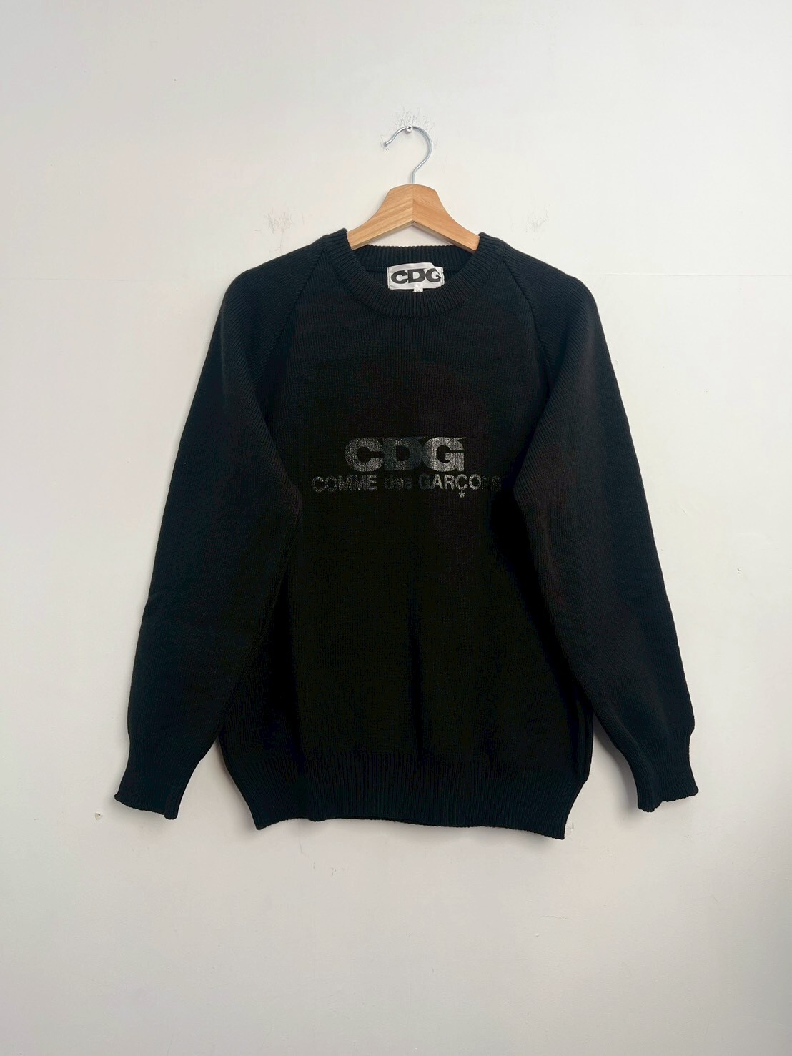 Comme Des Garcons KNIT SWEATERSHIRT SIZE XL