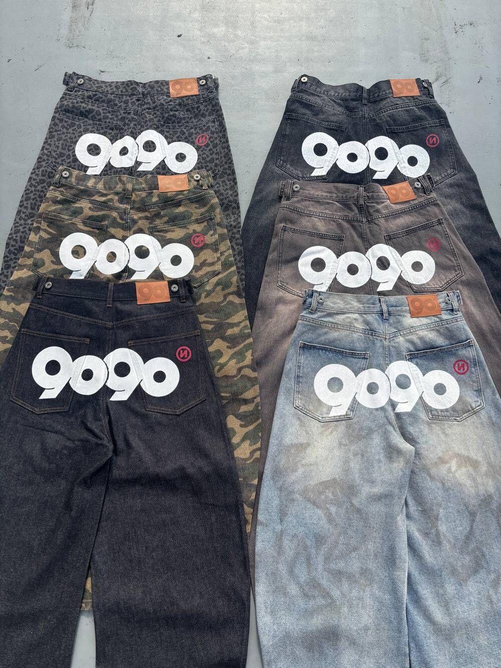 【9090】0207 發售 9090 OG Logo Painted Denim Pants
