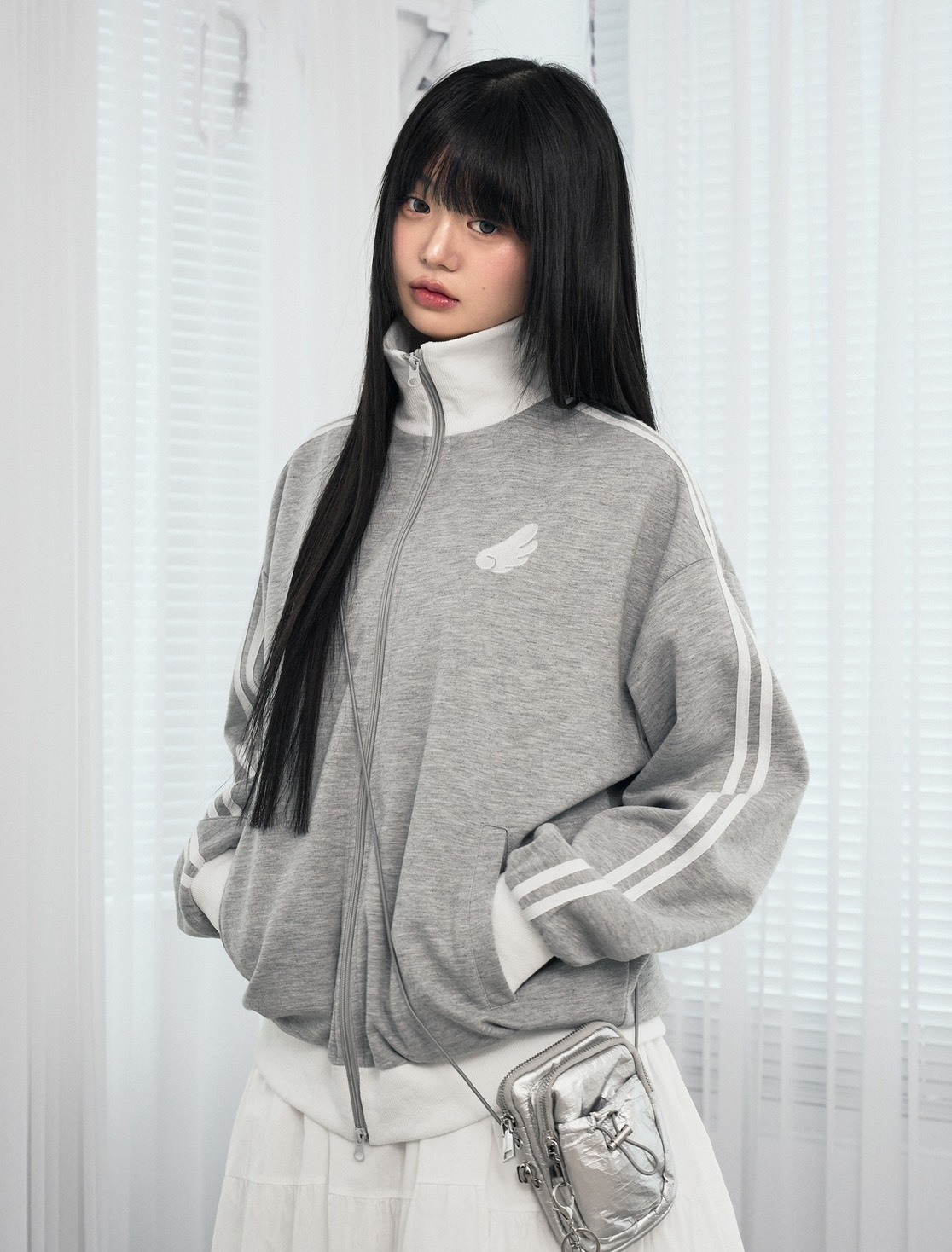 LOOXP翅膀立領外套 休閒外套 立領外套 翅膀