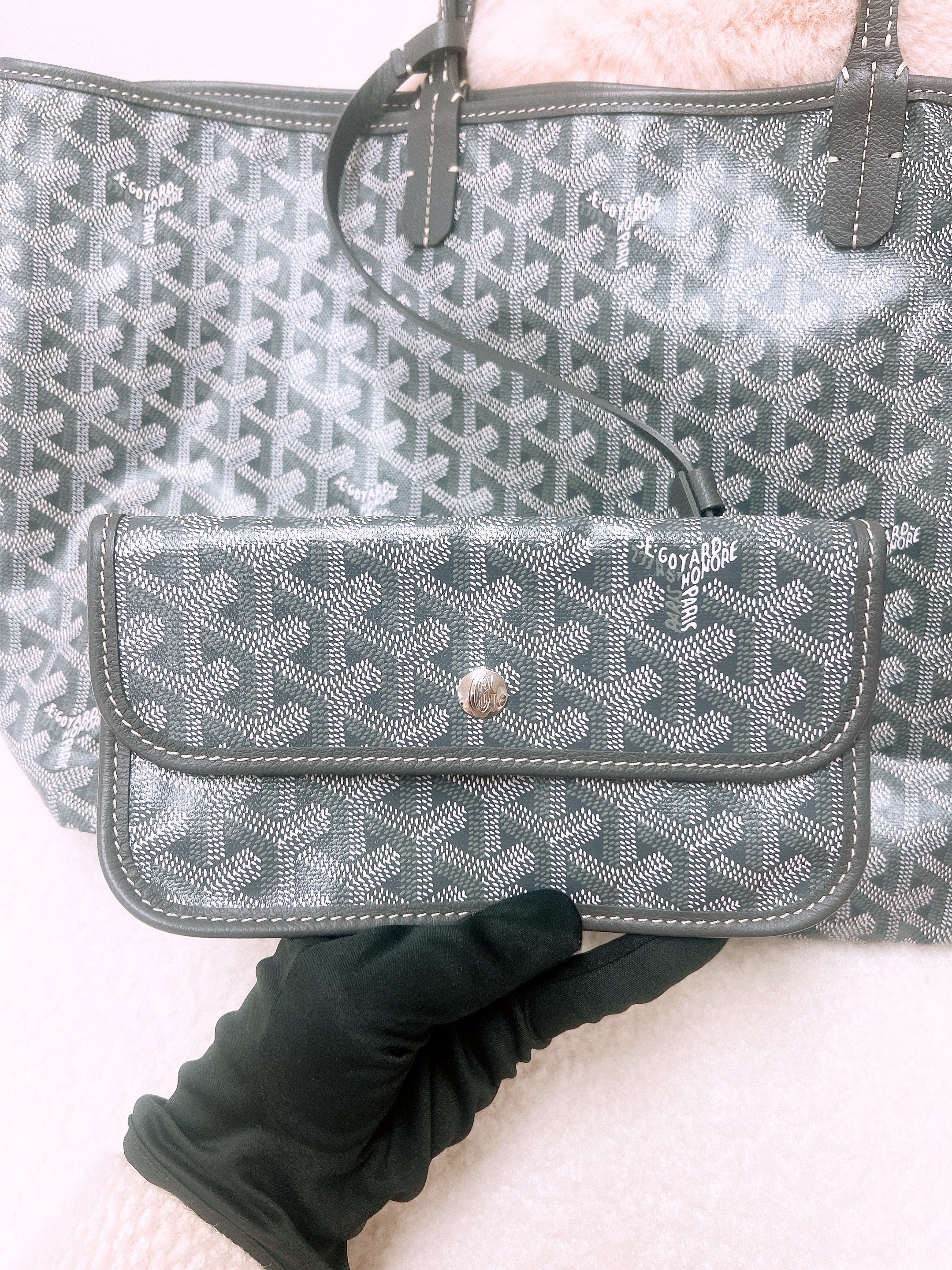 Goyard Saint Louis tote pm grey