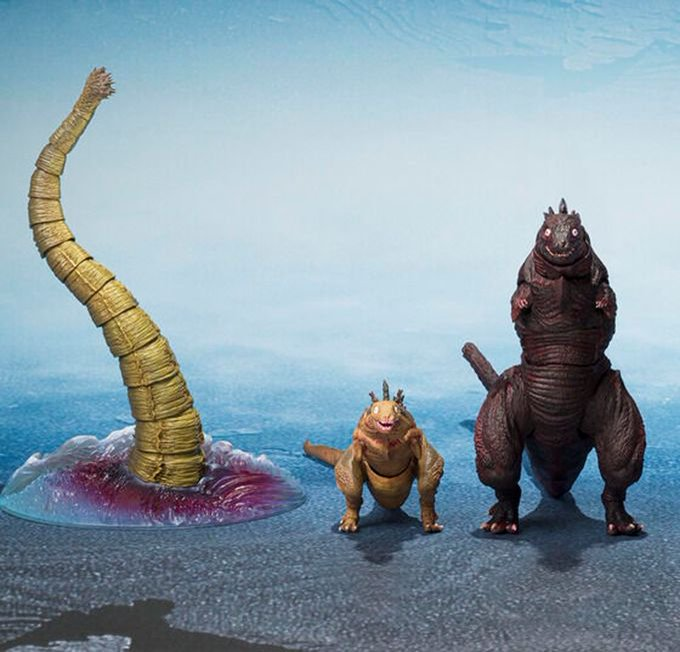 [S.H.MonsterArts] Godzilla (2016) 2nd Form & 3rd Form & Giant Unknown Creature Set