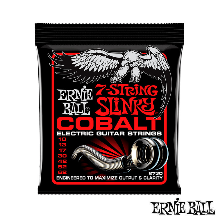 Ernie Ball 2730 Cobalt Slinky 10/62 鈷合金 七弦 電吉他弦