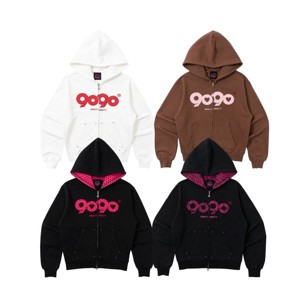 【9090 girl】0207 發售 OG Logo Valentine Zip Hoodie