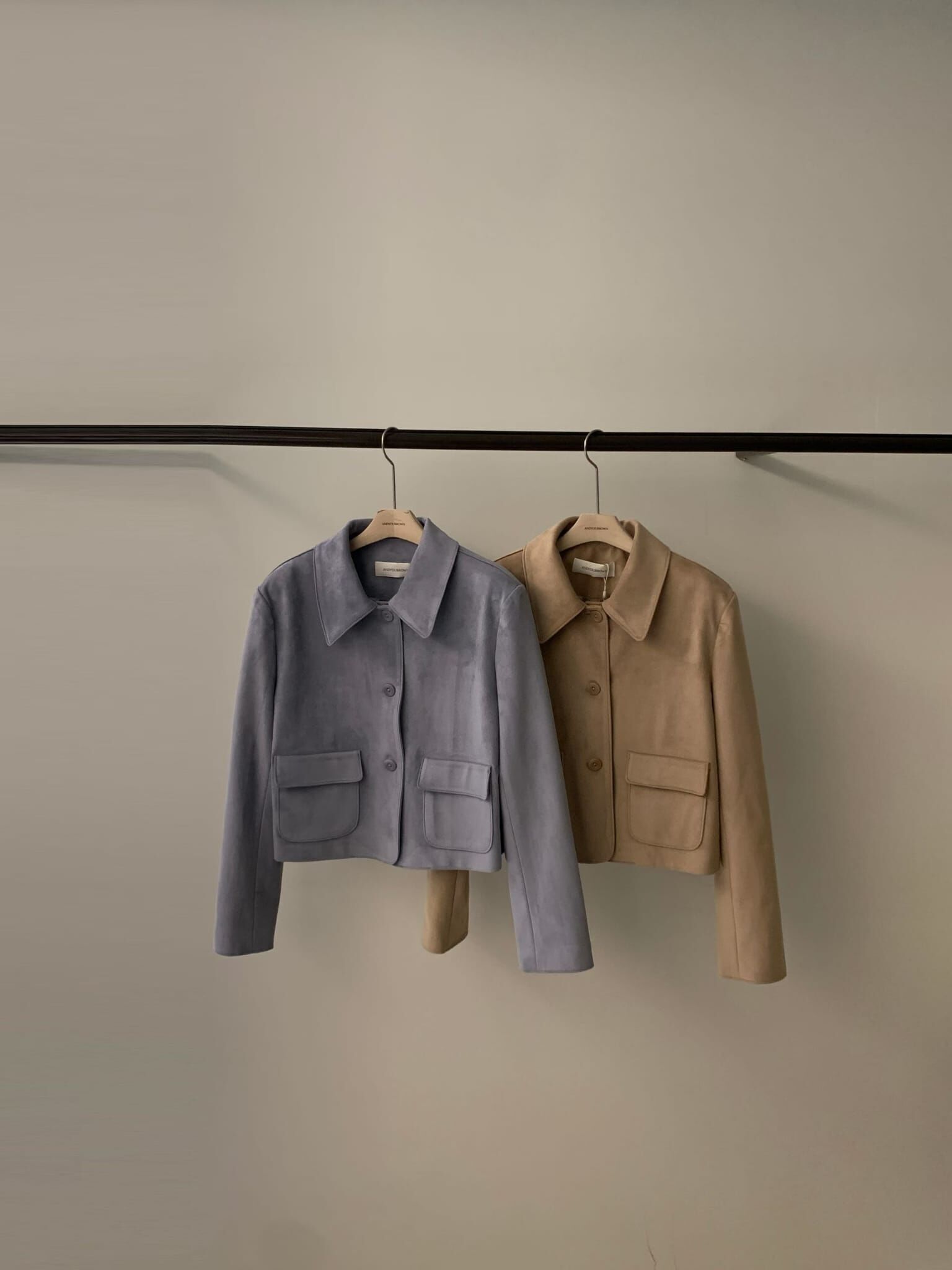 AY5516 刷毛面反領外套 *特價* (充值購物金不適用)