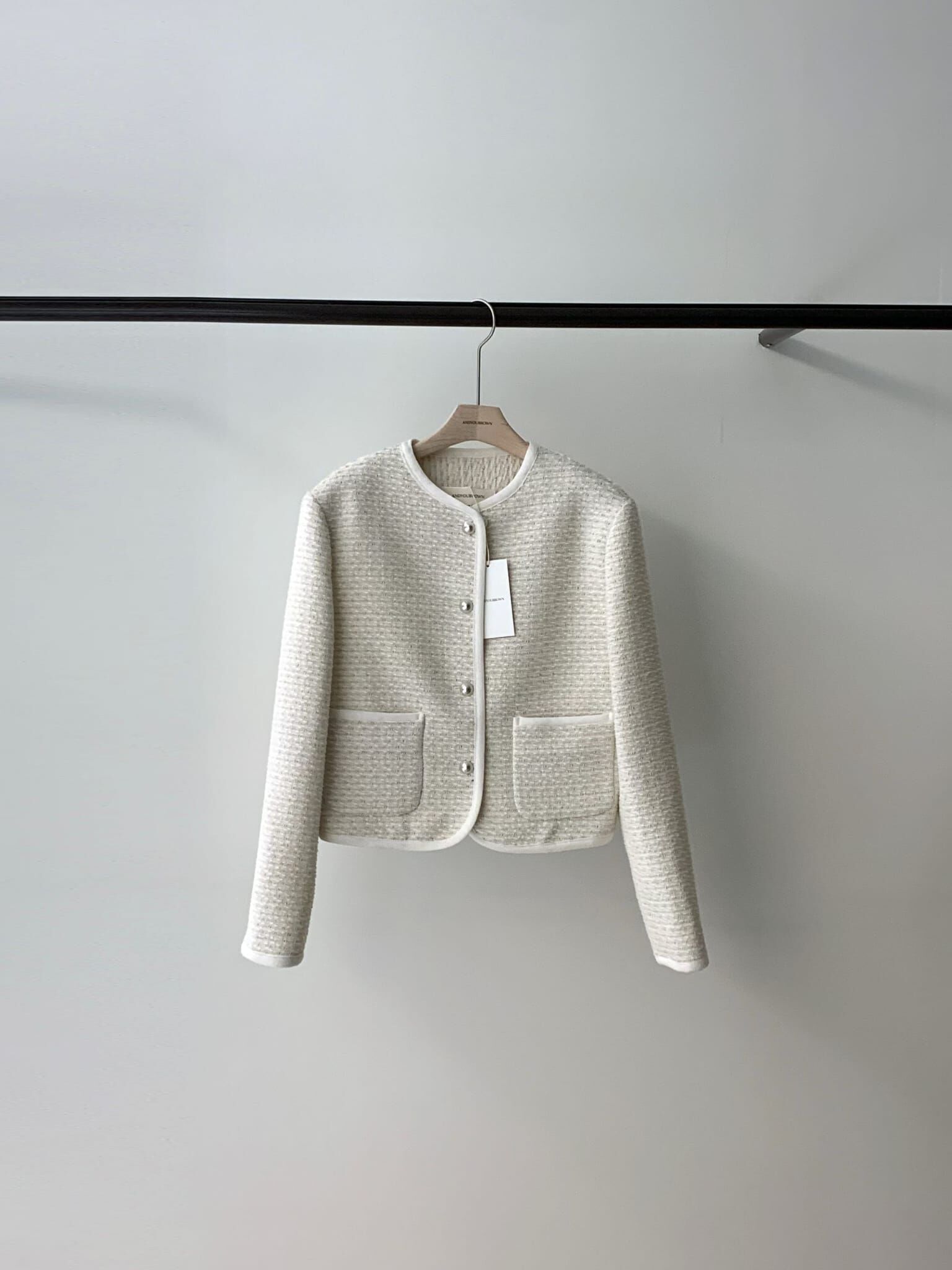 AY5517 紋路包邊外套 *特價* (充值購物金不適用)