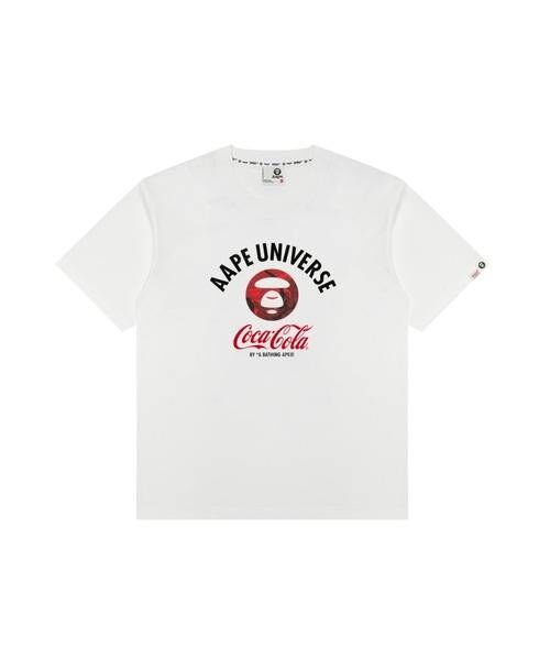 【AAPE】 AAPE X COCA-COLA LOGO TEE