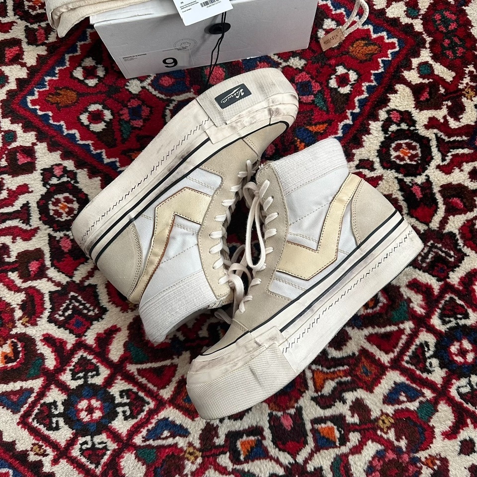 LAST PCS: VISVIM ZEPHYR HI G.PATTEN - IVORY SIZE 9 PRE ORDER ITEM (預訂中)